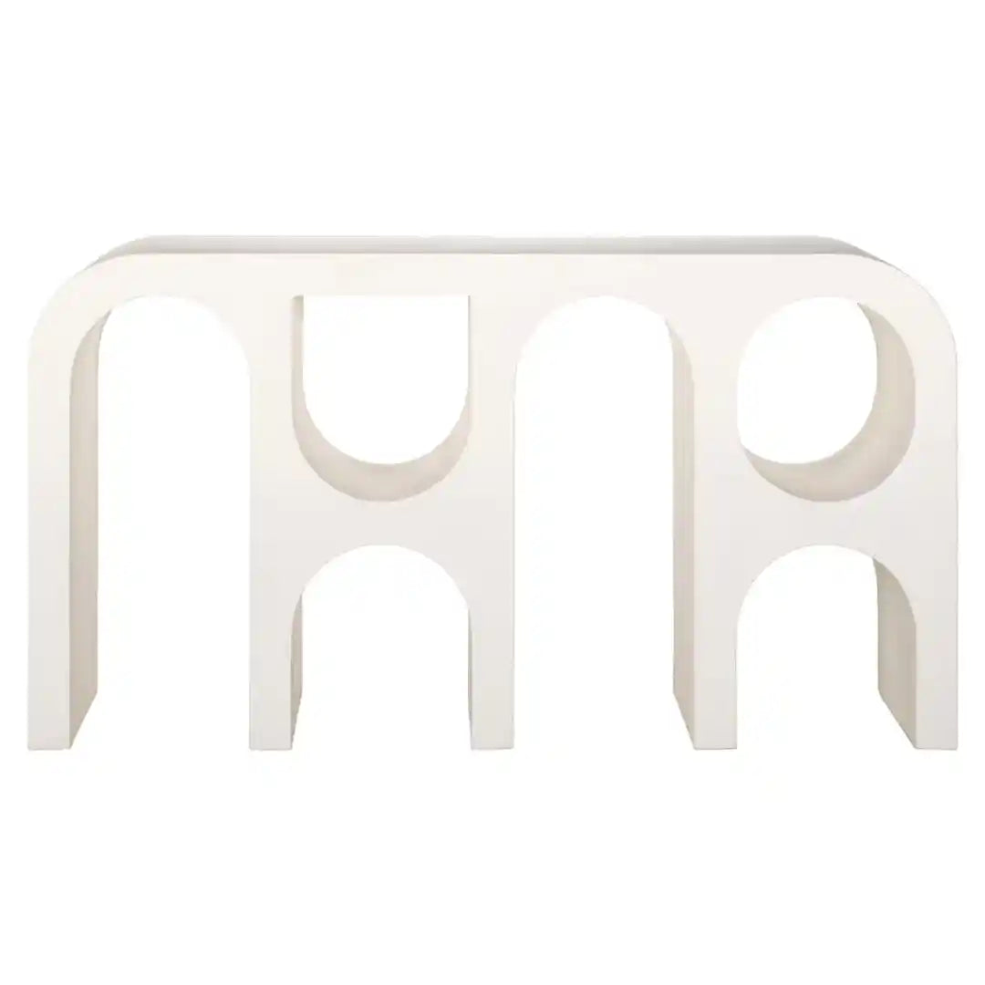 Konzola s oblúkmi BLOOMSTONE biela