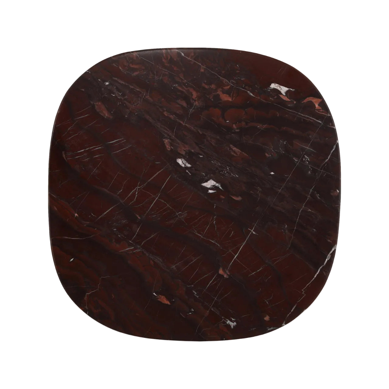 ORCHID Side Table Brown Marble