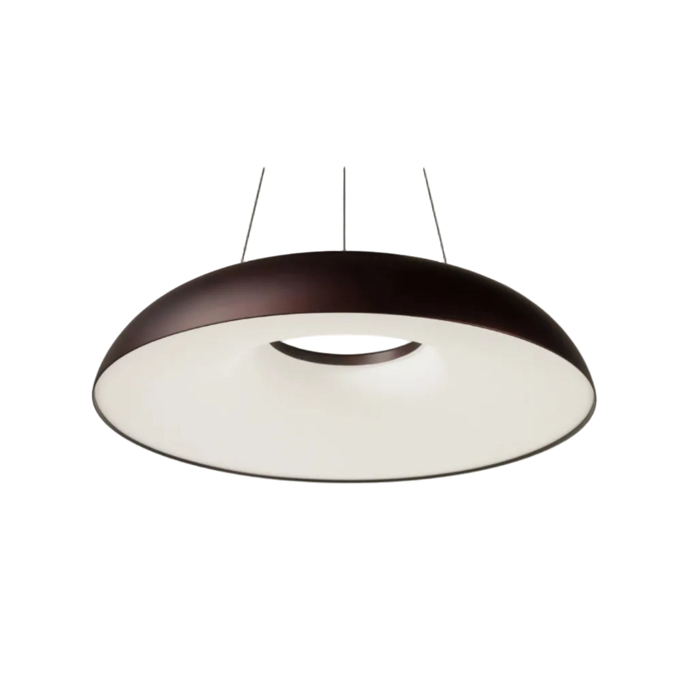 Lampa visiacá MAGGIOLONE matný hnedý