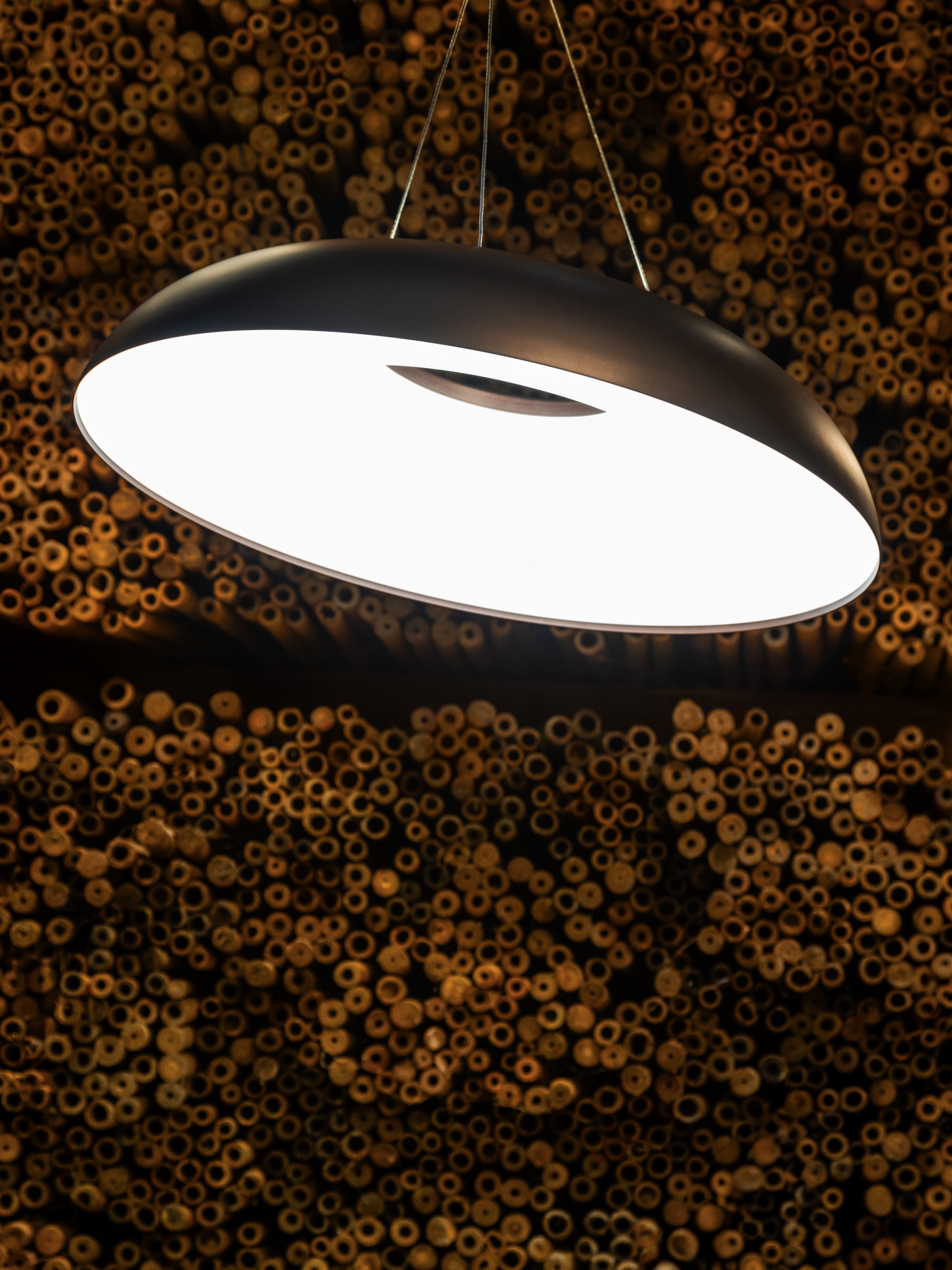 Lampa visiacá MAGGIOLONE matný hnedý