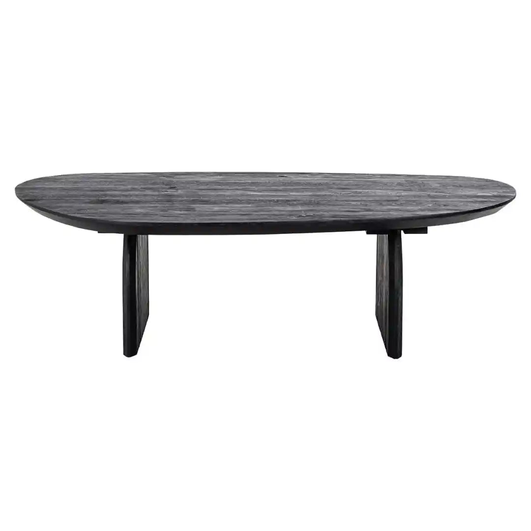 HUDSON coffee table black mango wood