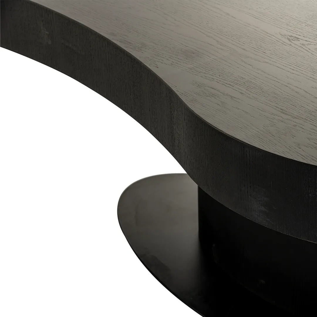 BOGOR Dark Brown Oak Veneer Table