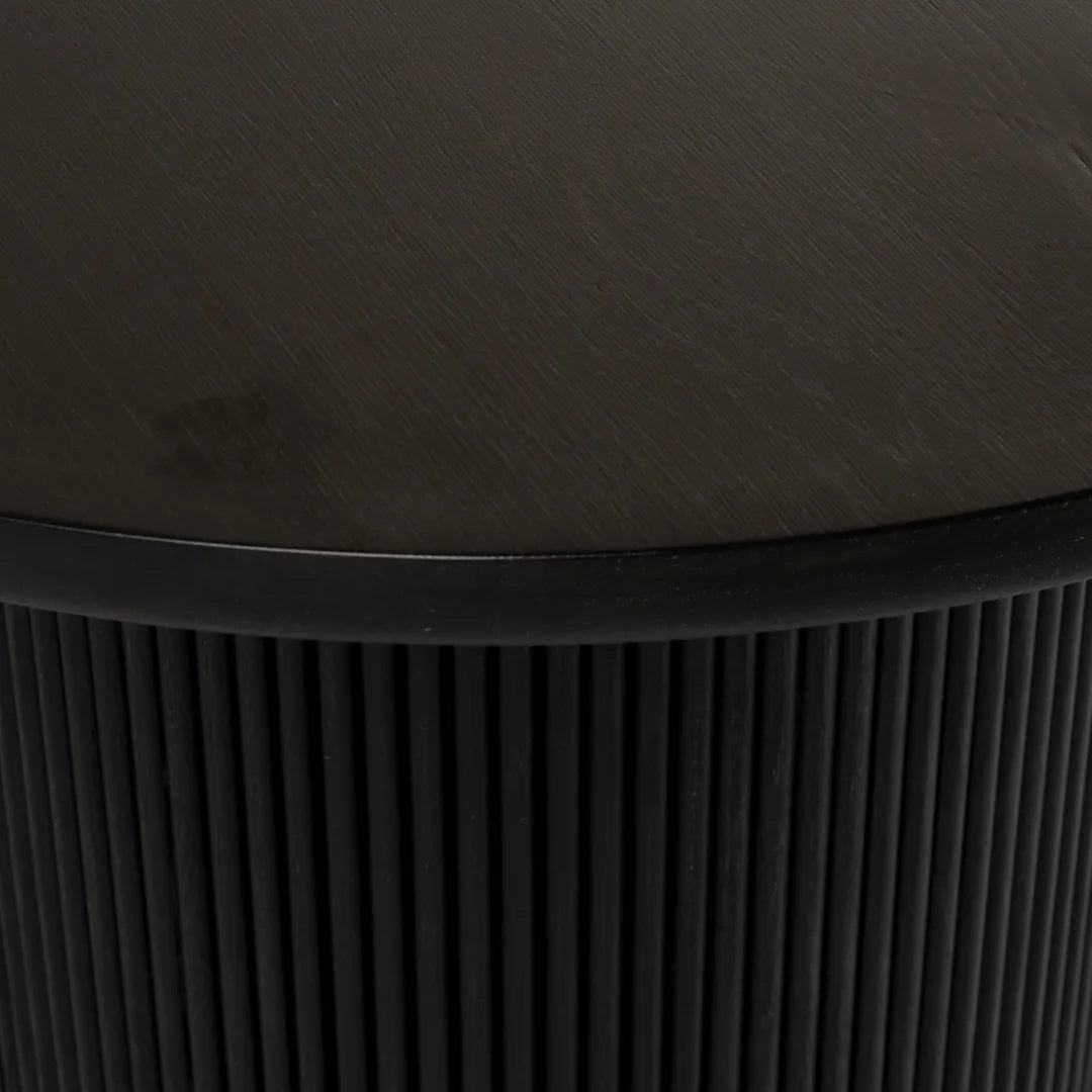 KINGSTON dark brown oak veneer table