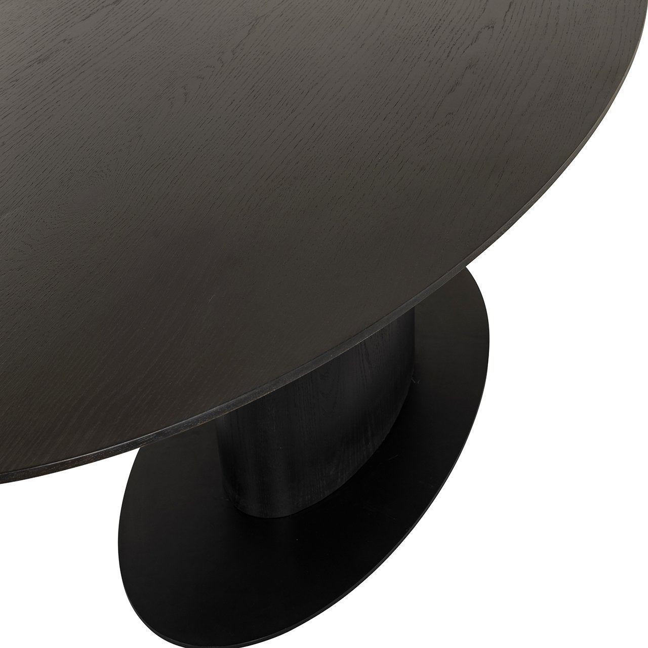 Stôl GORDON tmavohnedý dubový dyha