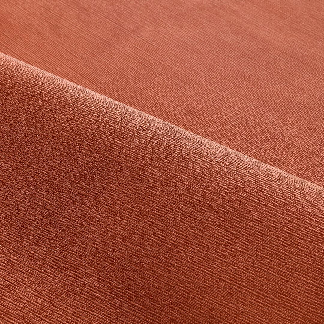 Štruktúrovaná tapeta napodobňujúca plátno ARGILE - TERRACOTTA tmavá oranžová