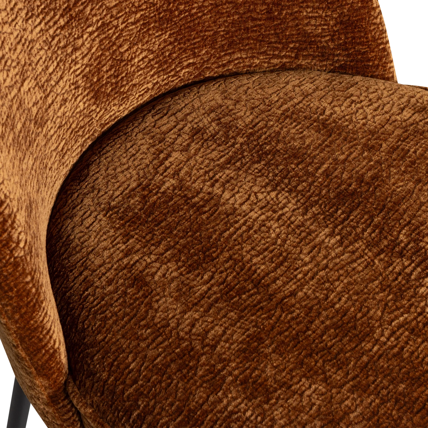 Hoker VOGUE 3D brązowy szenil z czarną podstawą