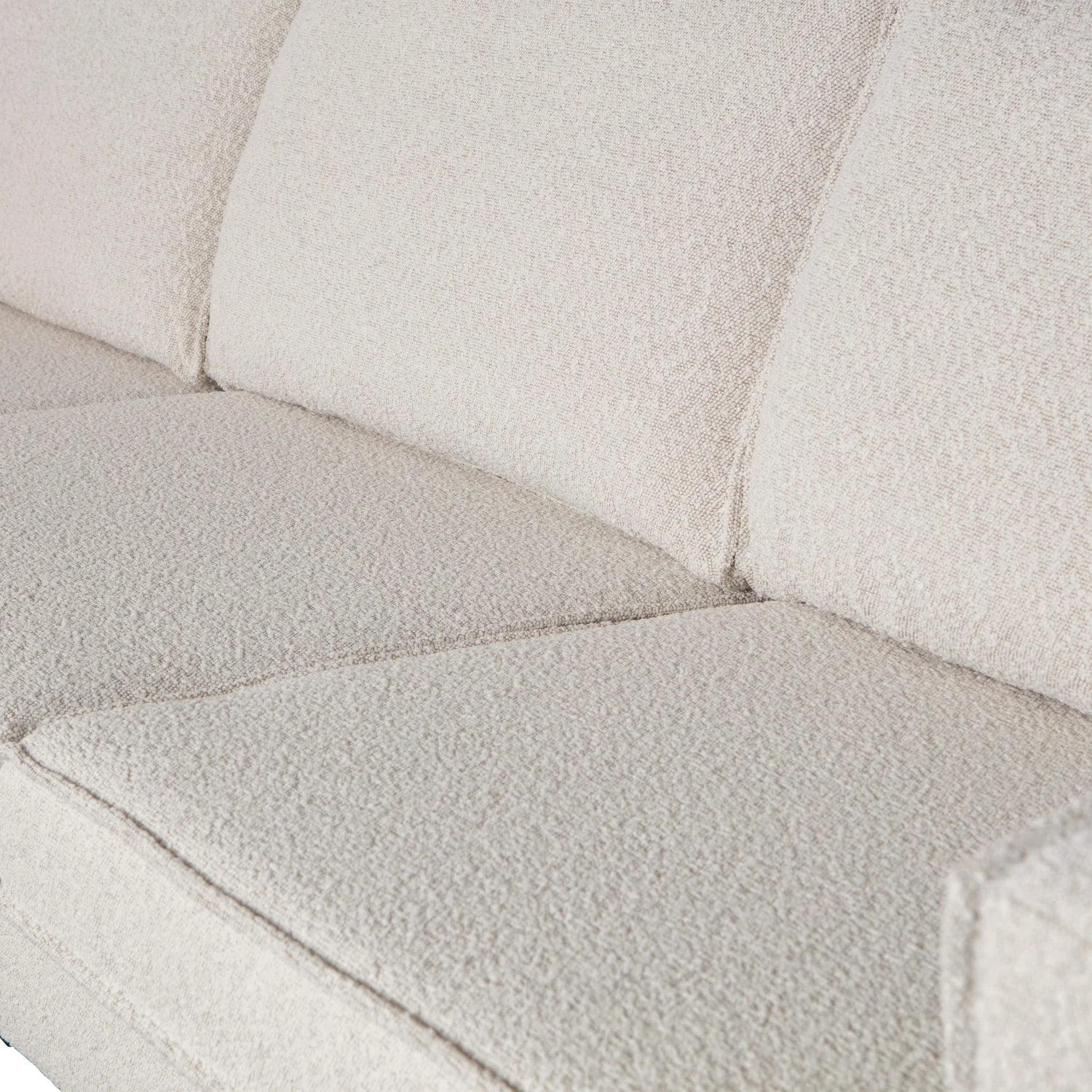 2.5-person sofa Rodeo cream bouclé