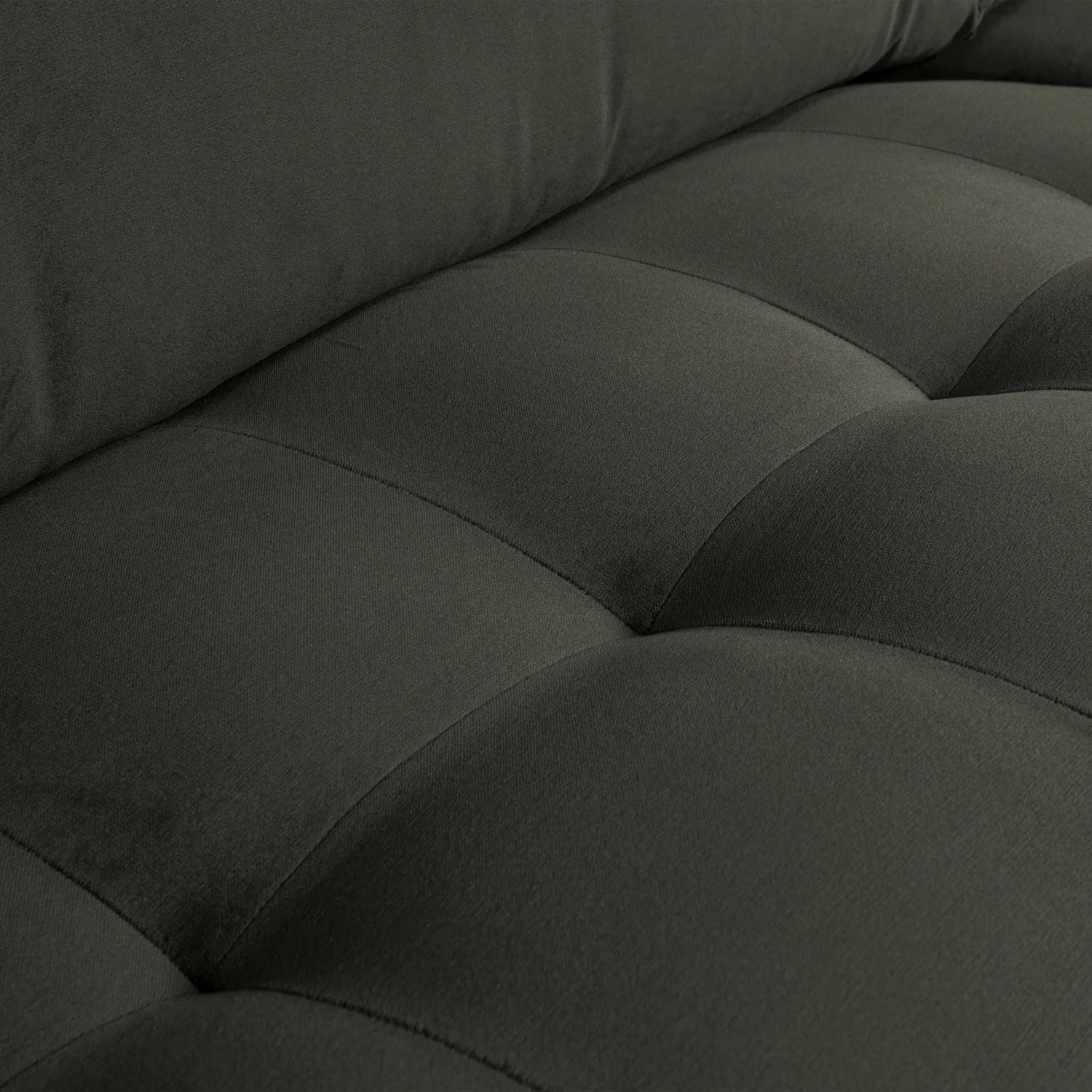 2.5-seater velvet sofa Rodeo Classic Anthracite
