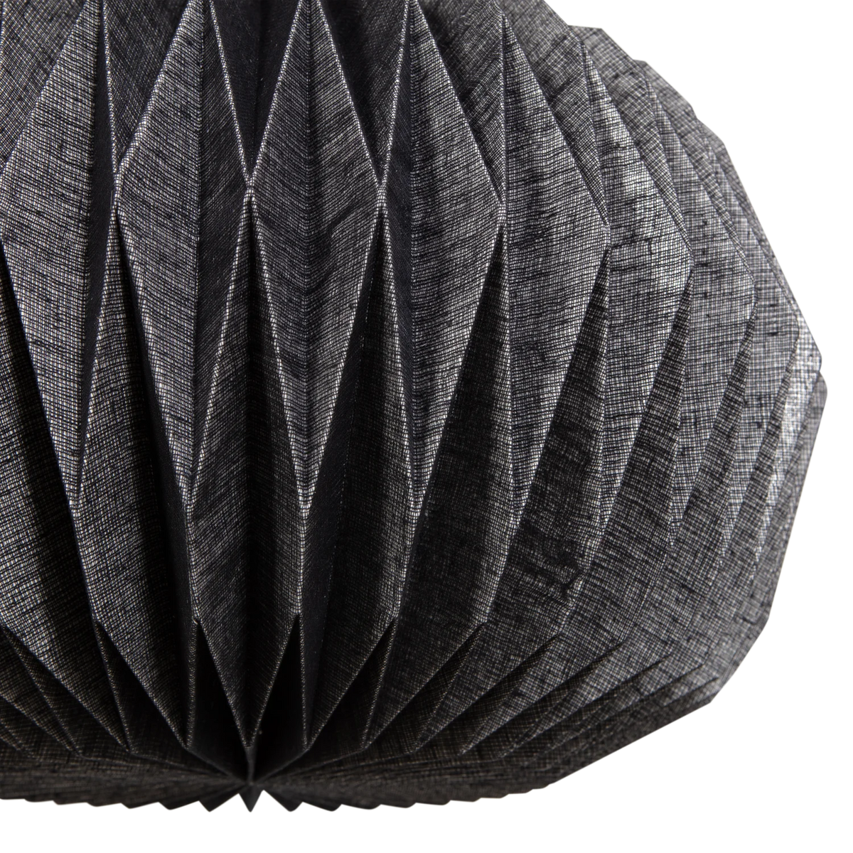 Lampa visící GLOBE čierny papier