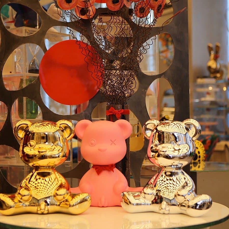 TEDDY GIRL lamp gold