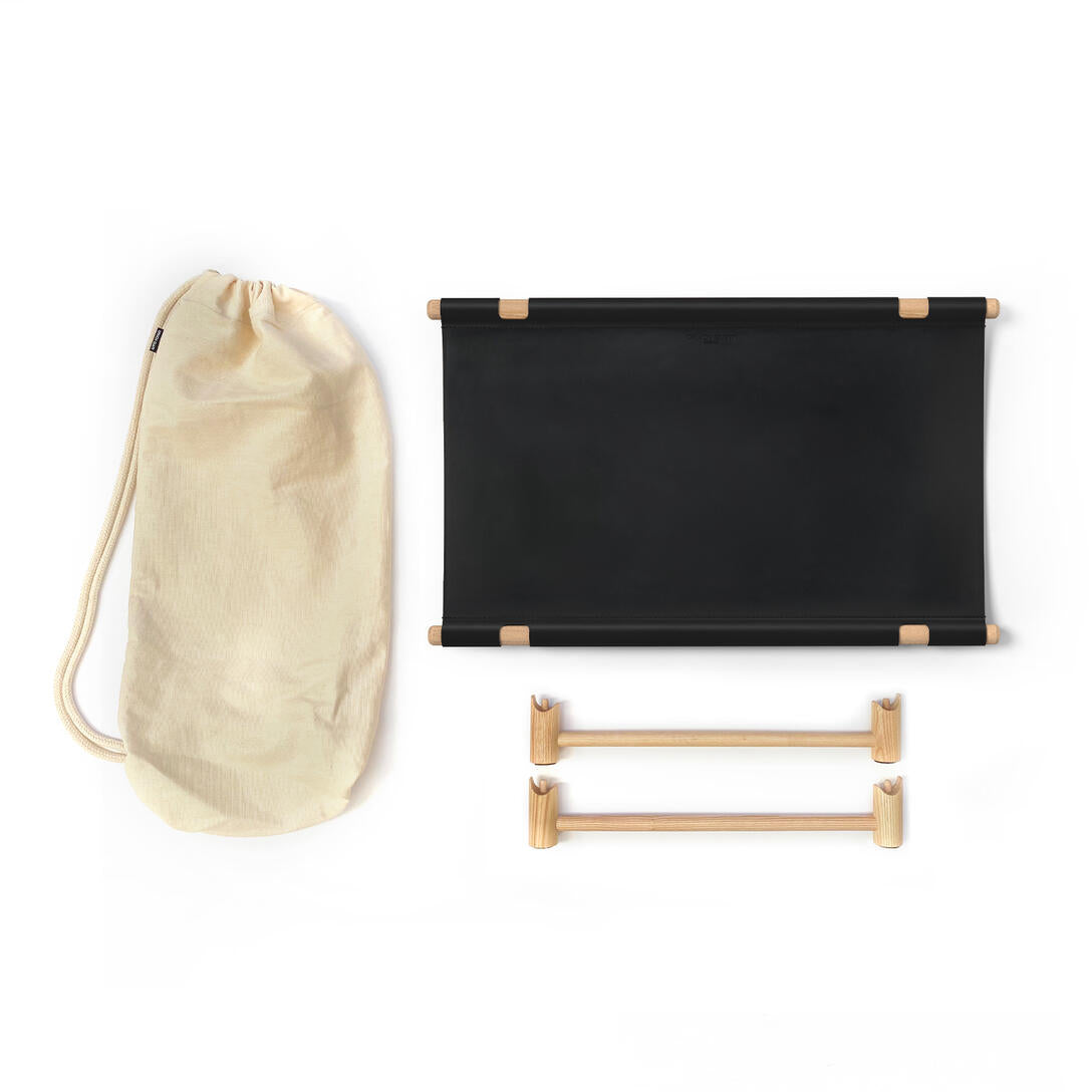 Psačie lôžko BERBERÉ čierna koža