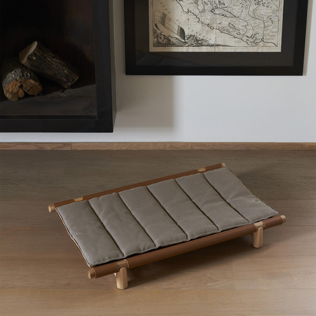 Psačie lôžko BERBERÉ čierna koža