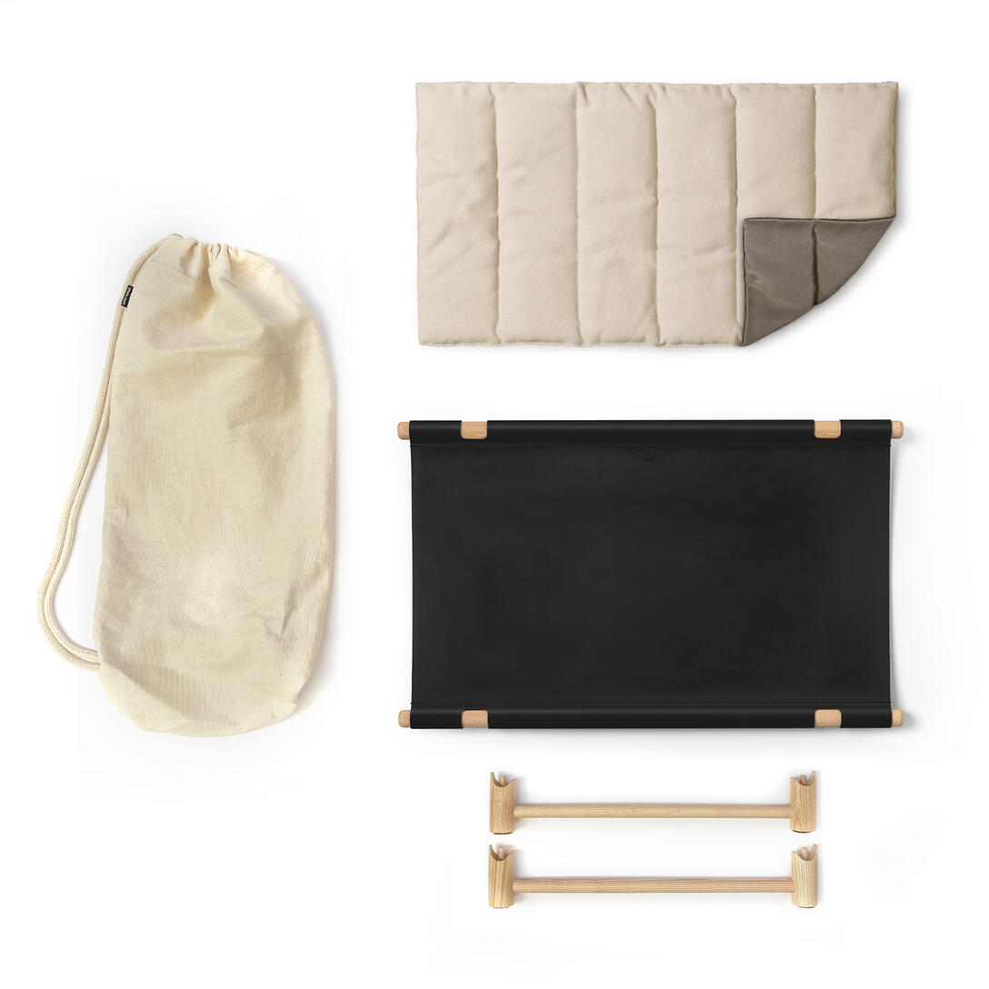 Psačie lôžko BERBERÉ čierna koža