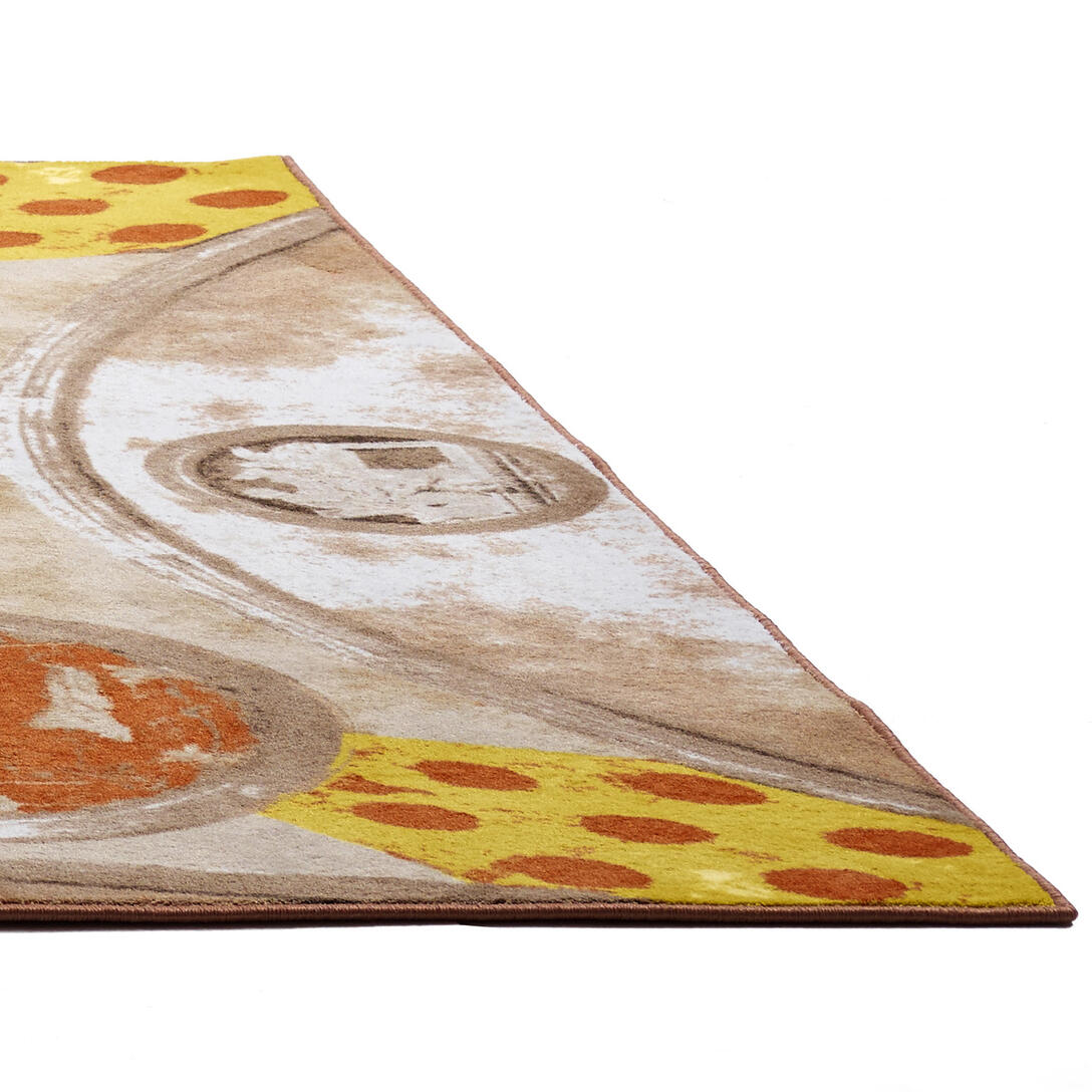 Koberec STARÁ SAKRISTIA béžovo-červený