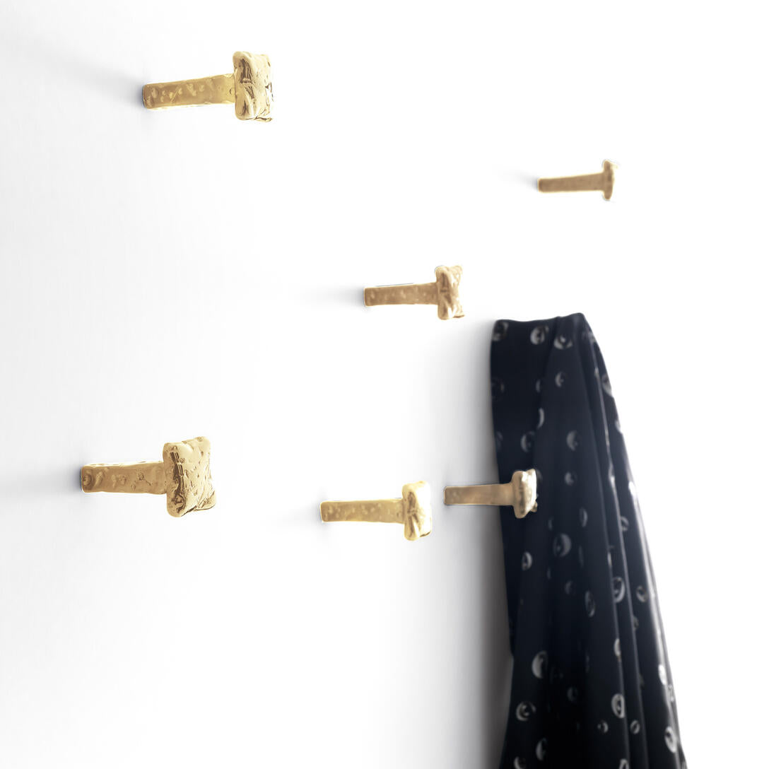 Nástenné háčiky CHIODO NAIL strieborné