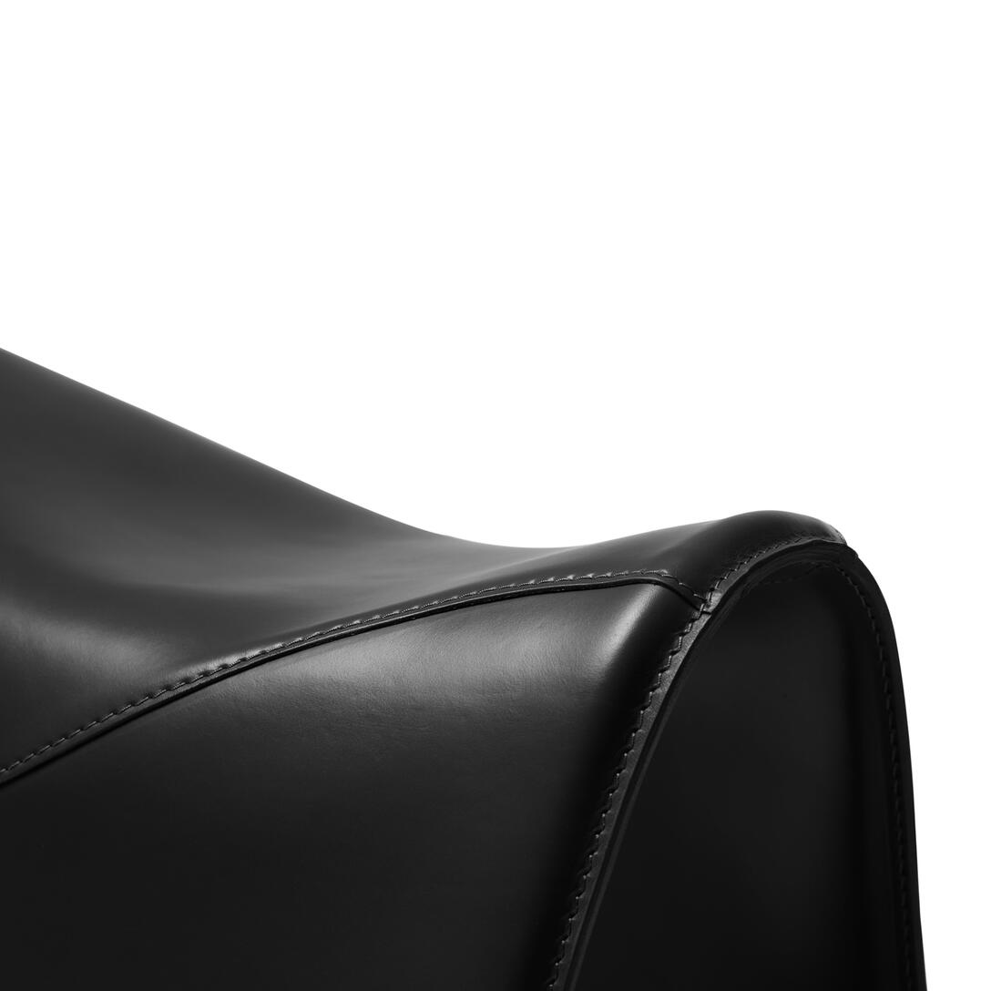 Sedenie PEPE čierna koža