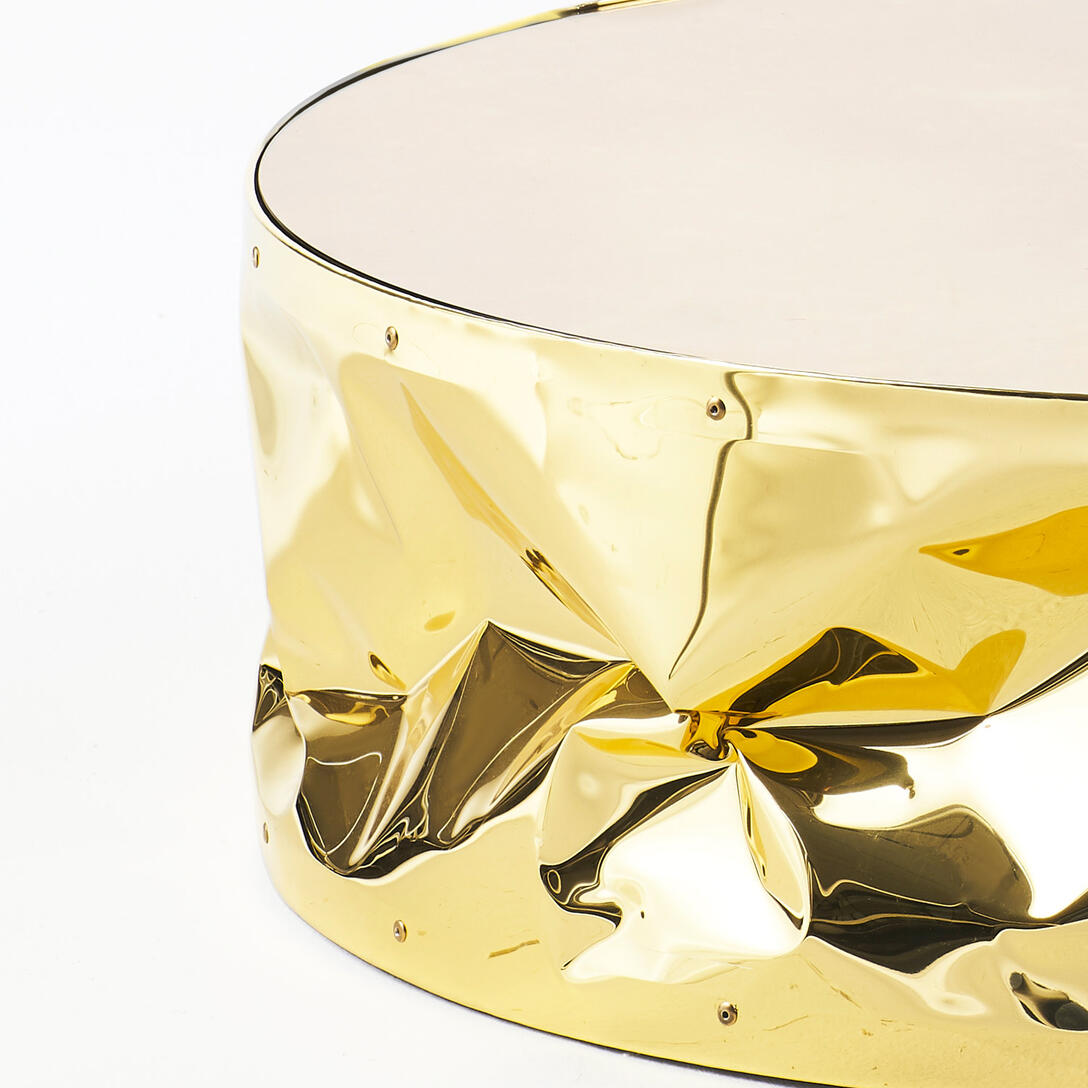 Kávový stolík TAB.ULONE zlatý