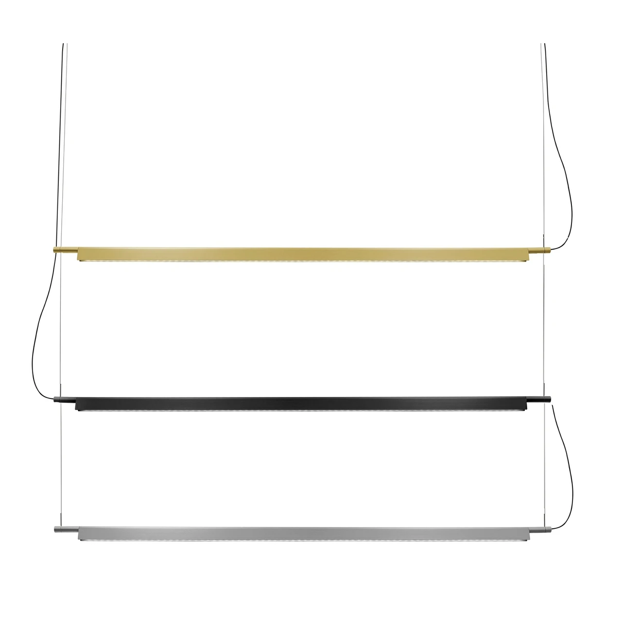 Závesná lampa COMPENDIUM čierna