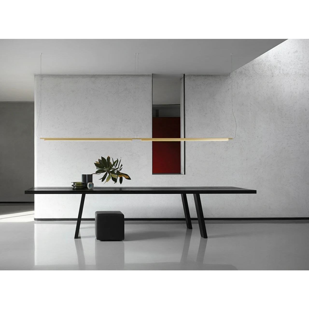 Závesná lampa COMPENDIUM čierna