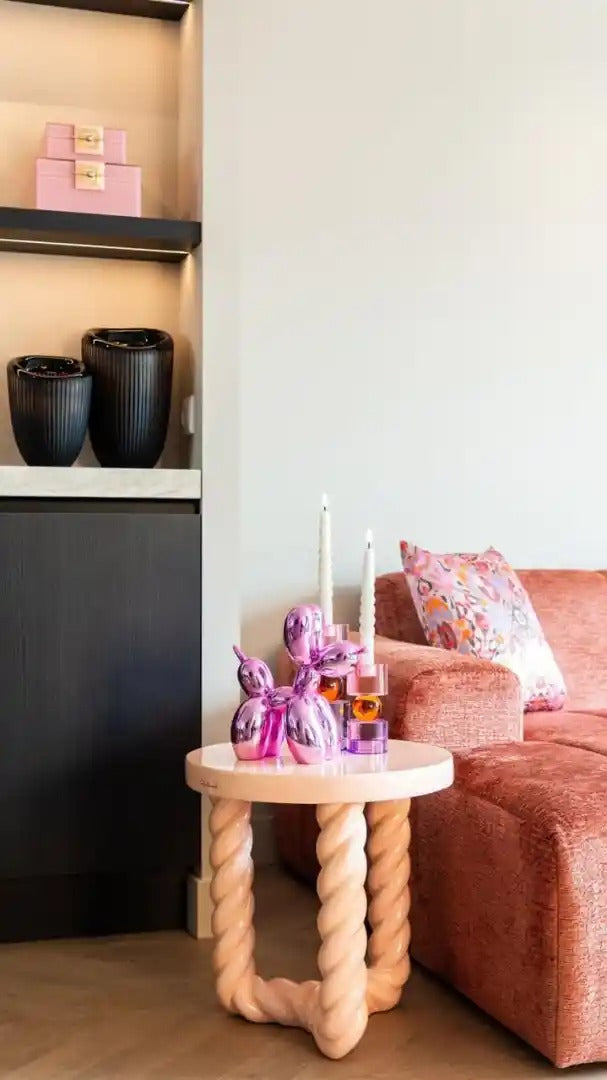 ROSLY side table pink