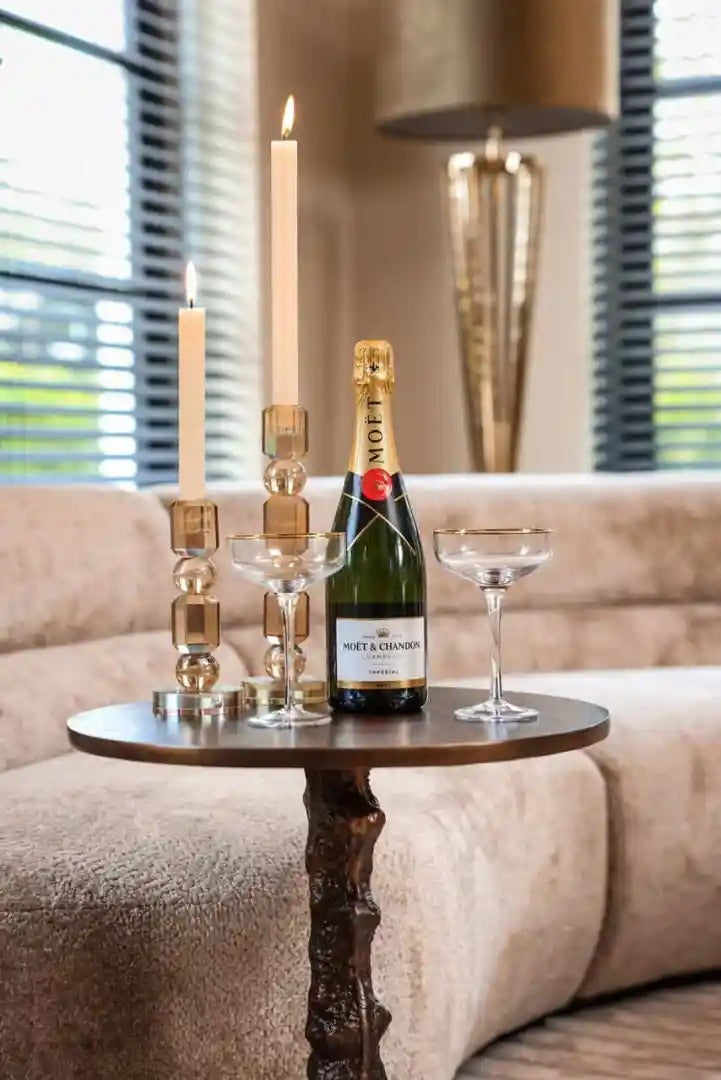 Bočný stolík MISTY hnedý