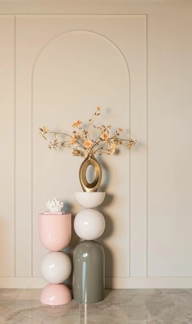 Kolumna ALVA ružová s béžovou