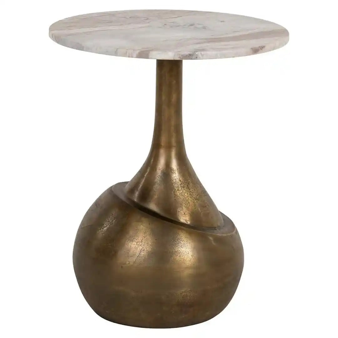 SIA Side Table Antique Gold