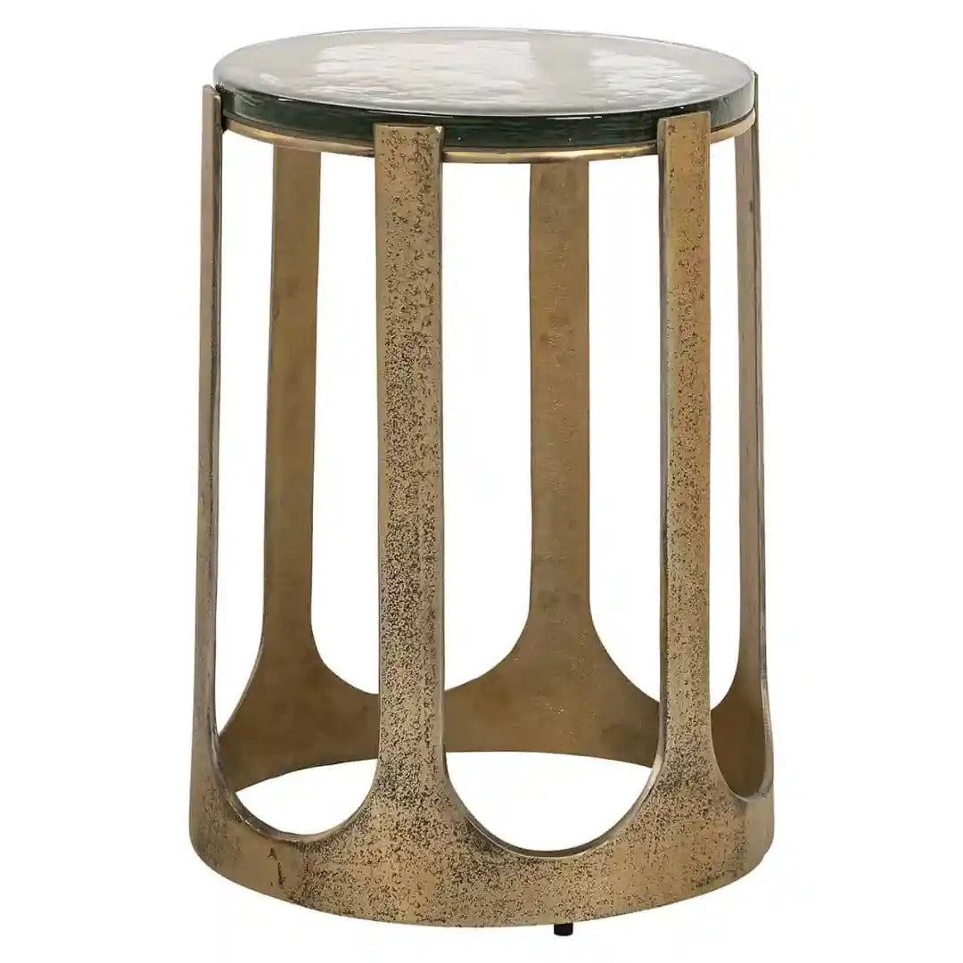 RIXO Aged Gold Side Table