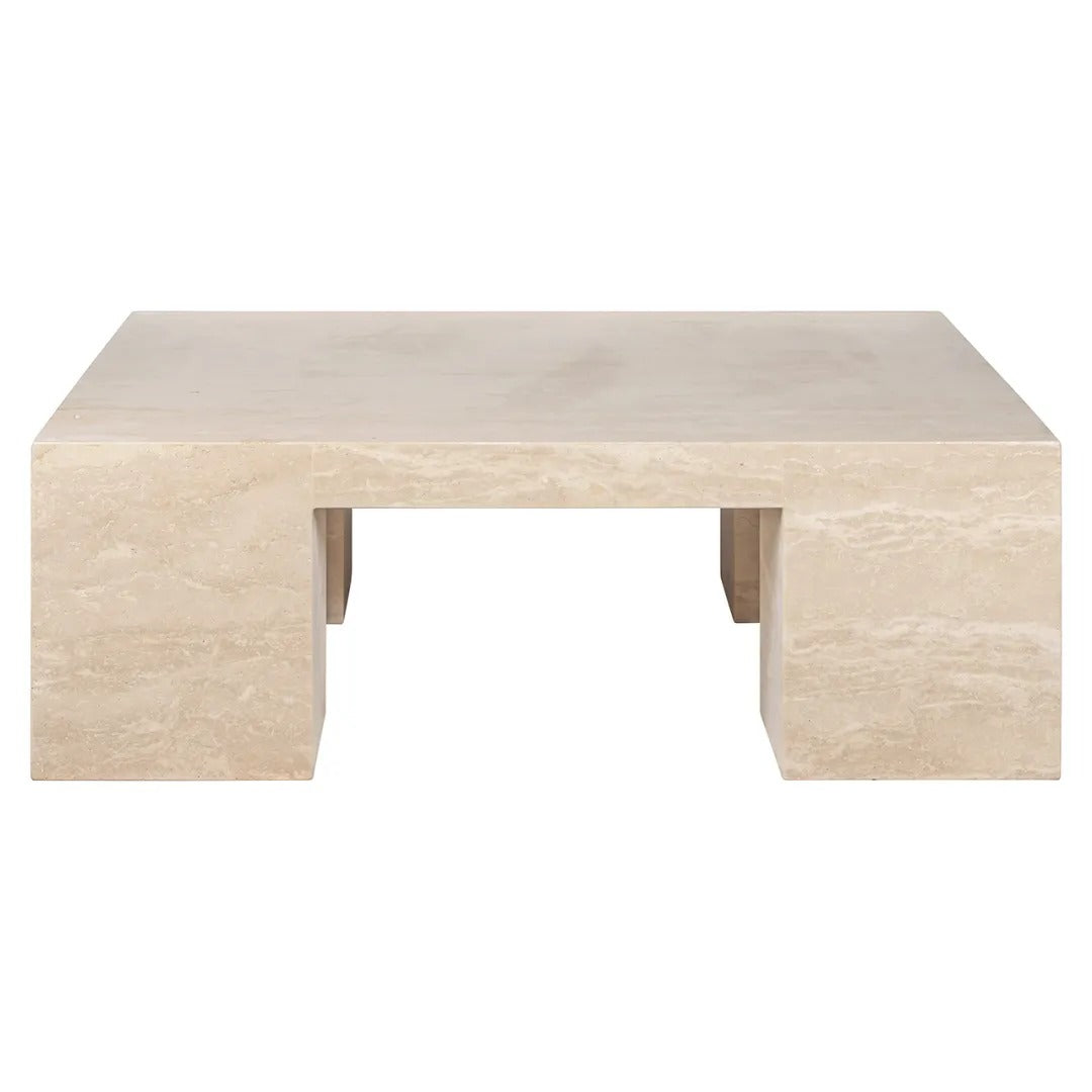 BILTMORE Beige Travertine Coffee Table