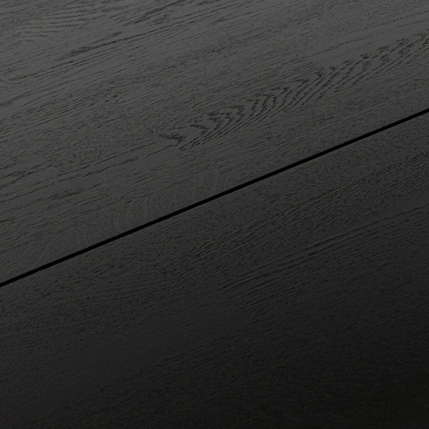 Okrúhly stôl RHONDA TRIO čierne dubové drevo