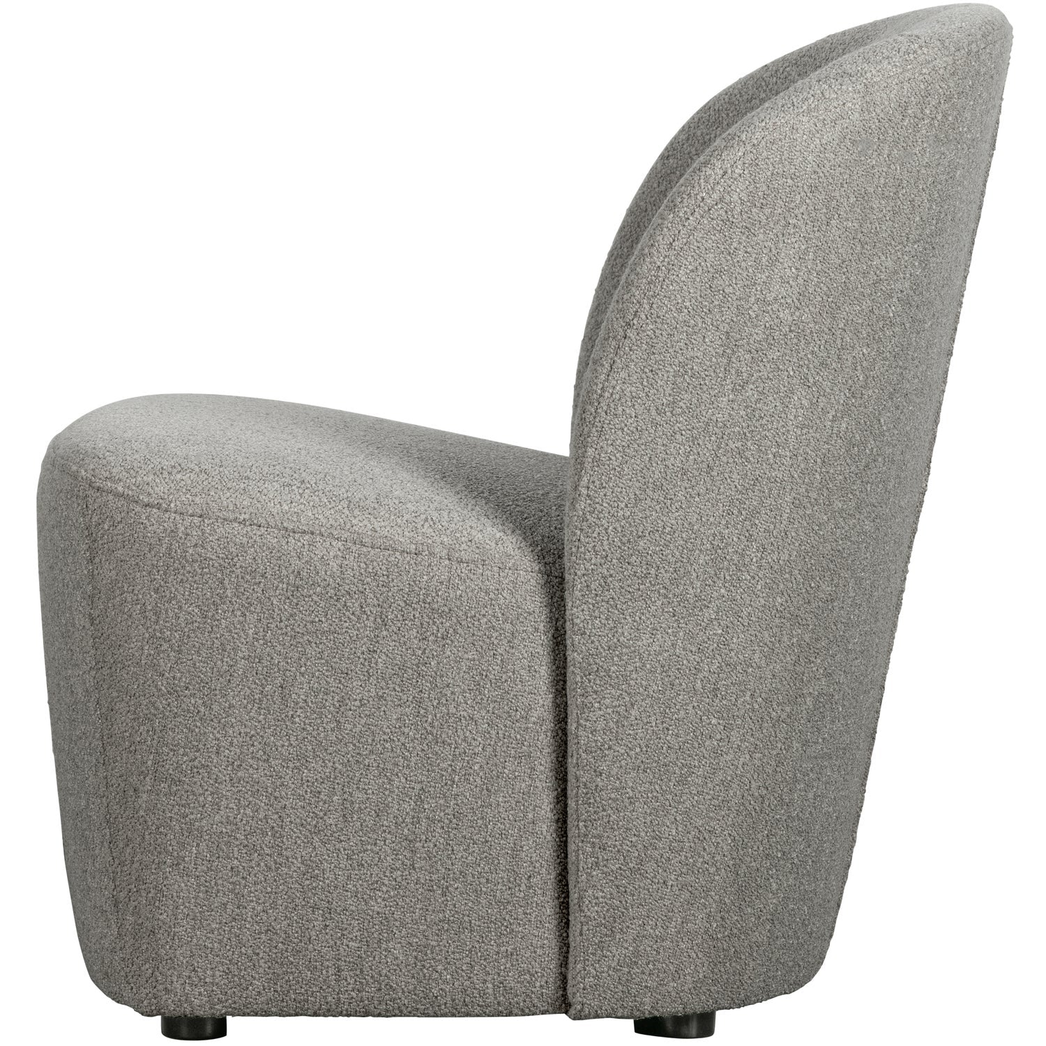 Fotel LOFTY šedý bouclé