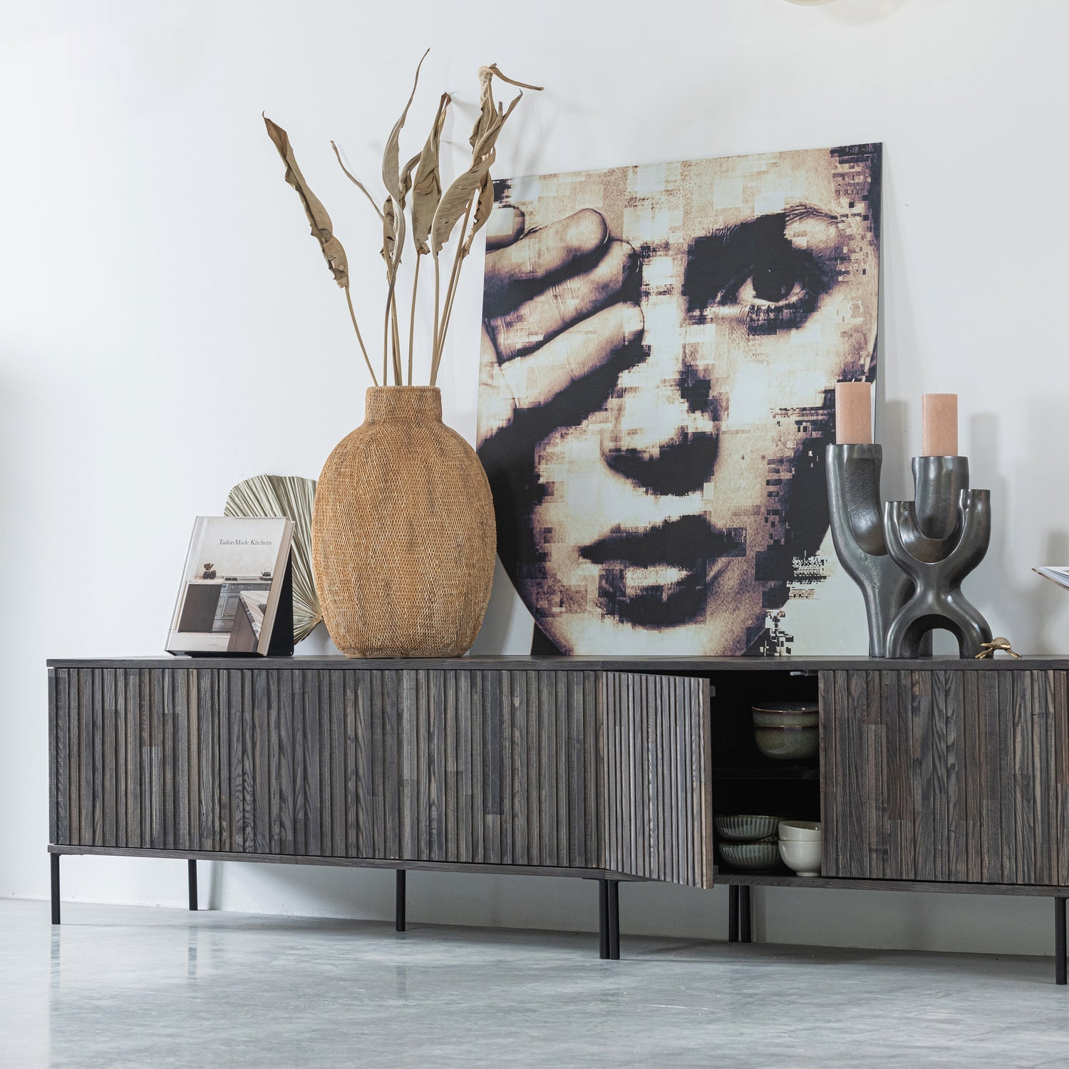 Vertical Book Stand BROOK black