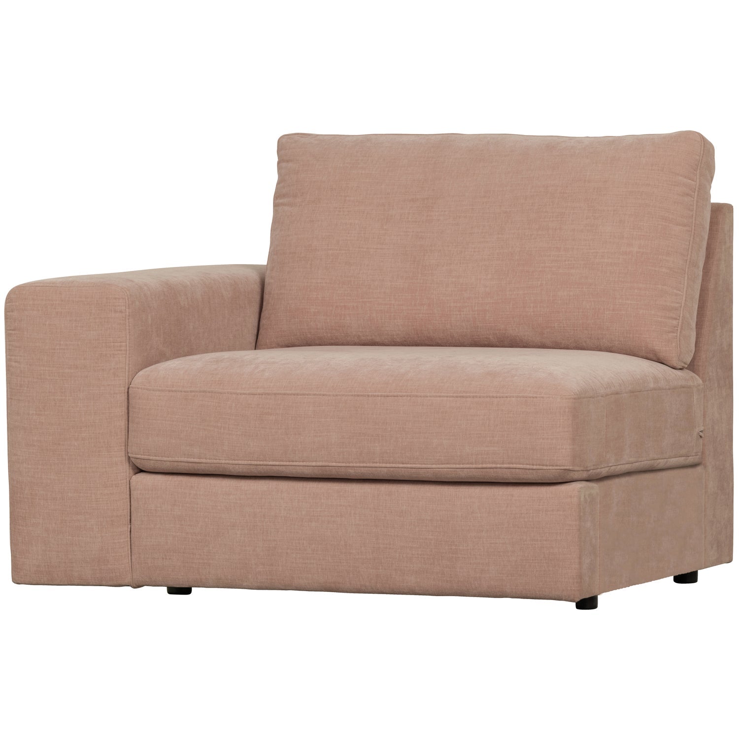 Sofa FAMILY - ľavý modul ružový