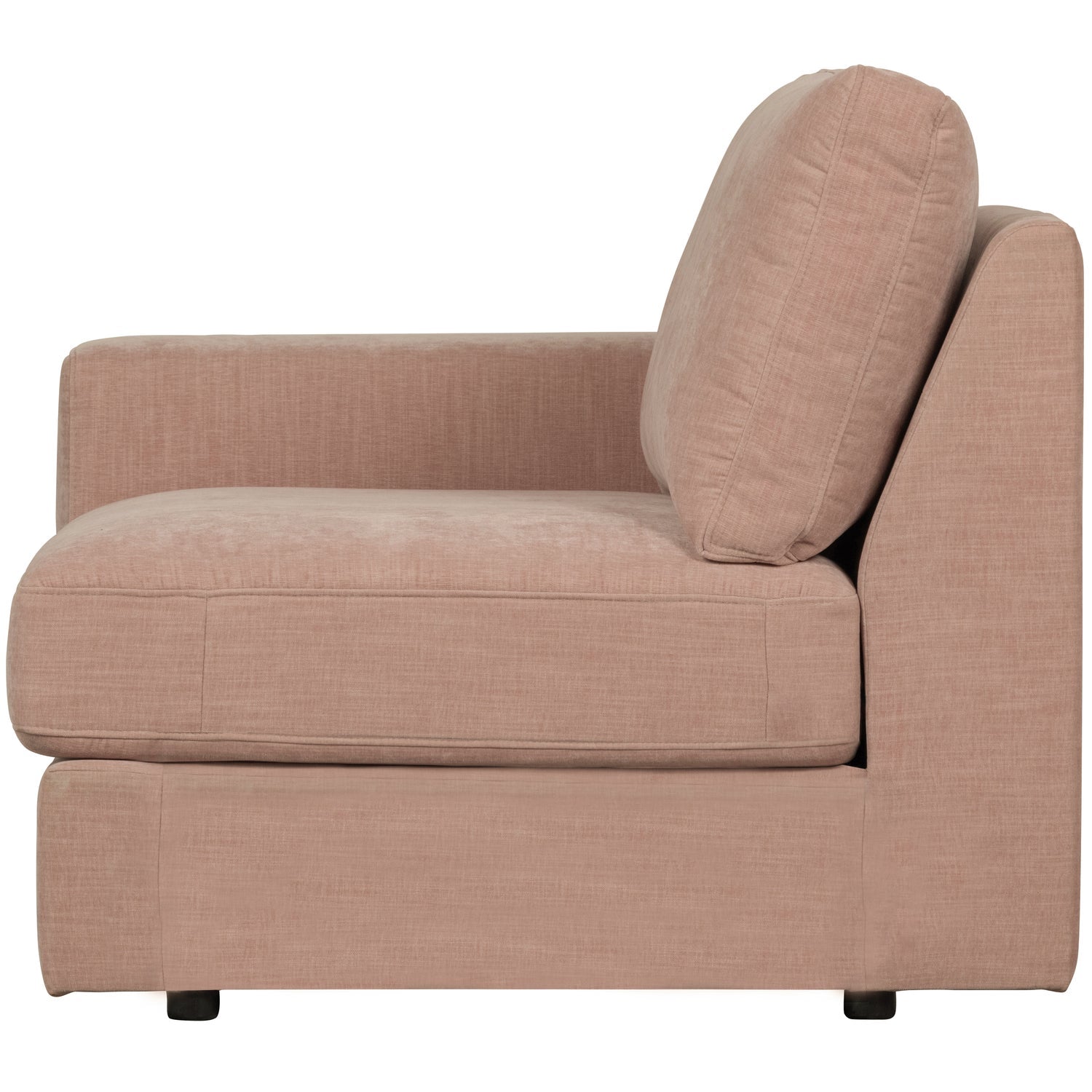 Sofa FAMILY - ľavý modul ružový