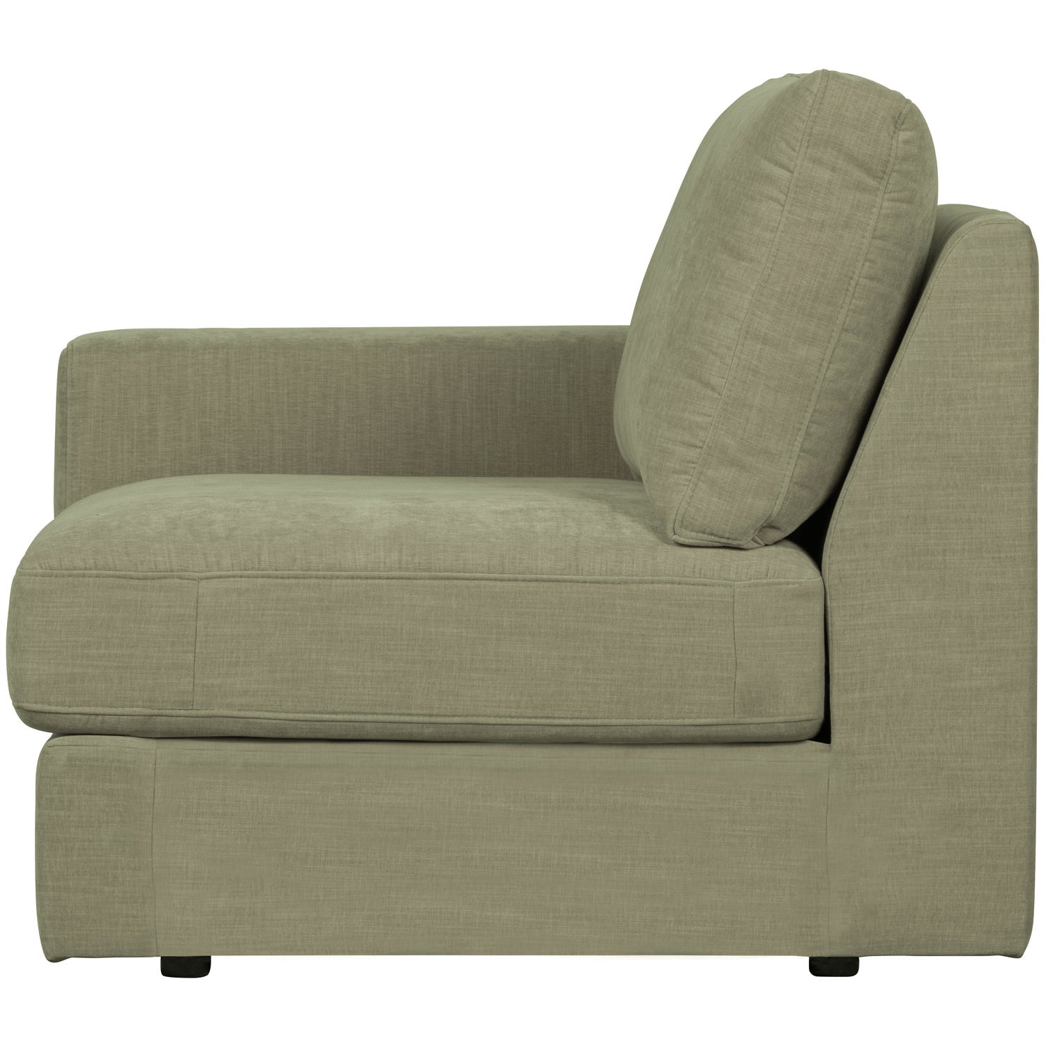 Sofa FAMILY - modul koncový ľavostranný zelený