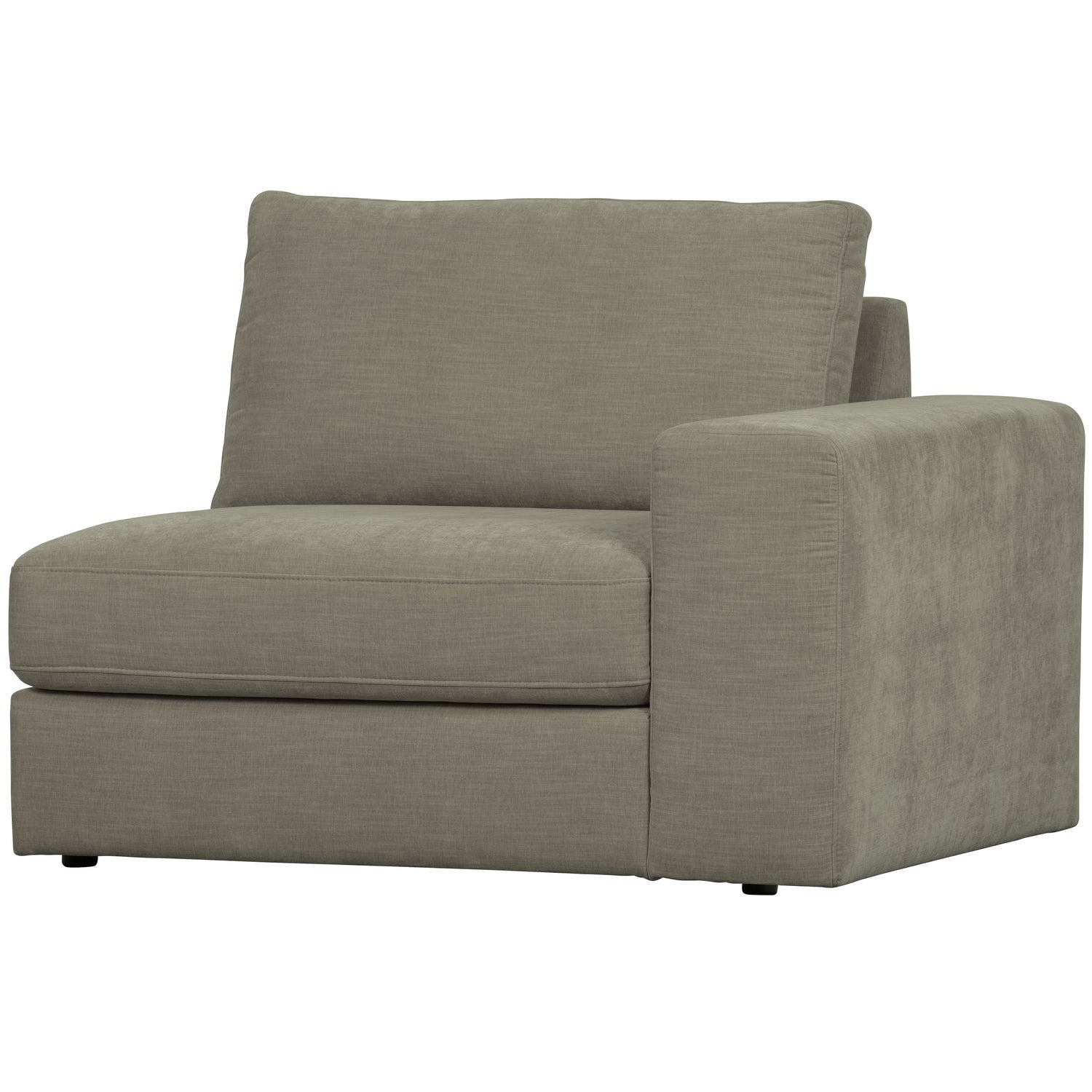 Sofa FAMILY - pravý koncový modul teplá šedá
