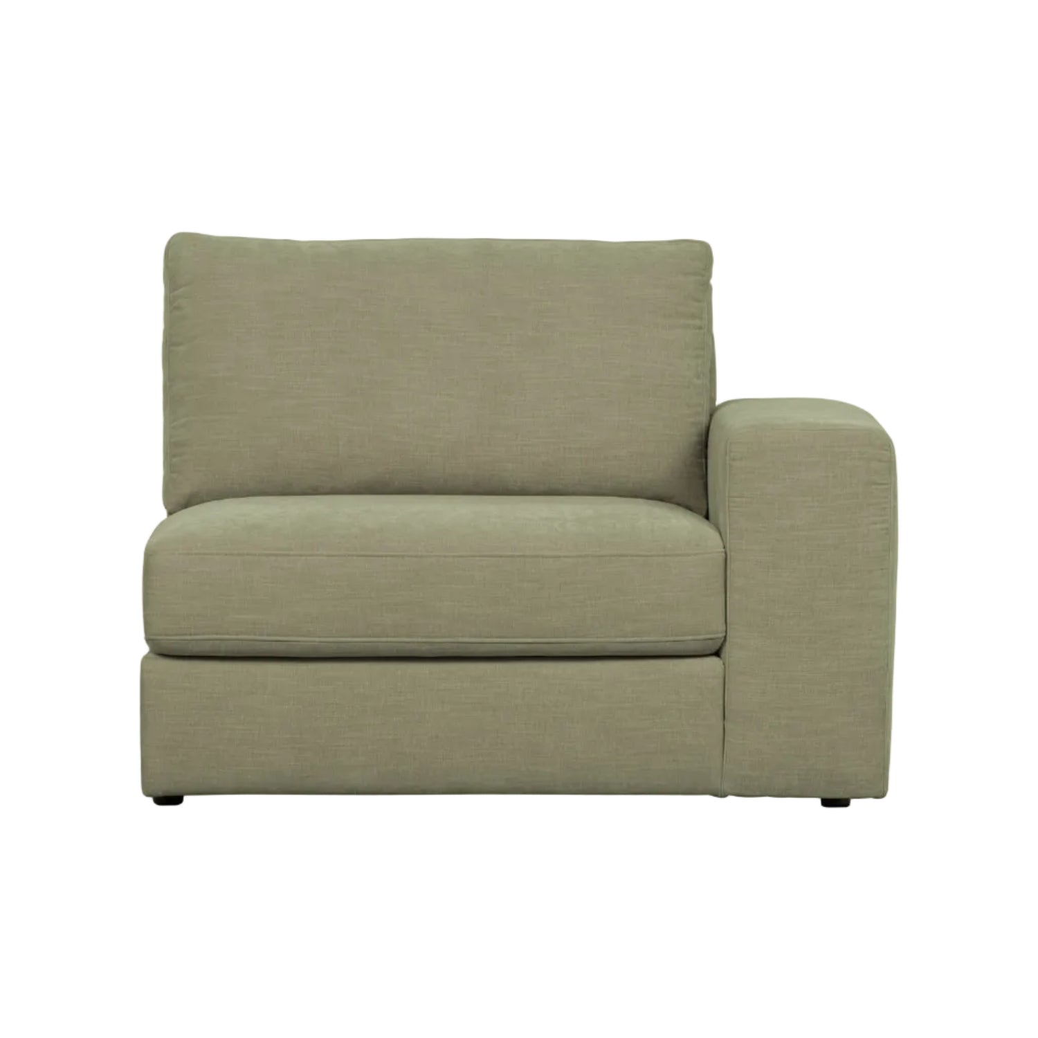 Sofa FAMILY - pravý koncový modul zelený