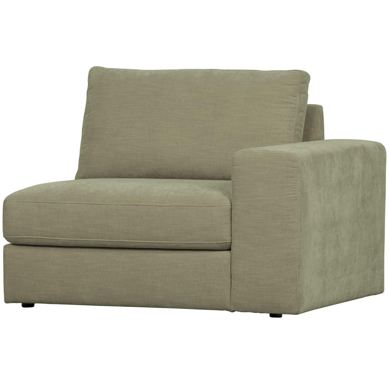 Sofa FAMILY - pravý koncový modul zelený