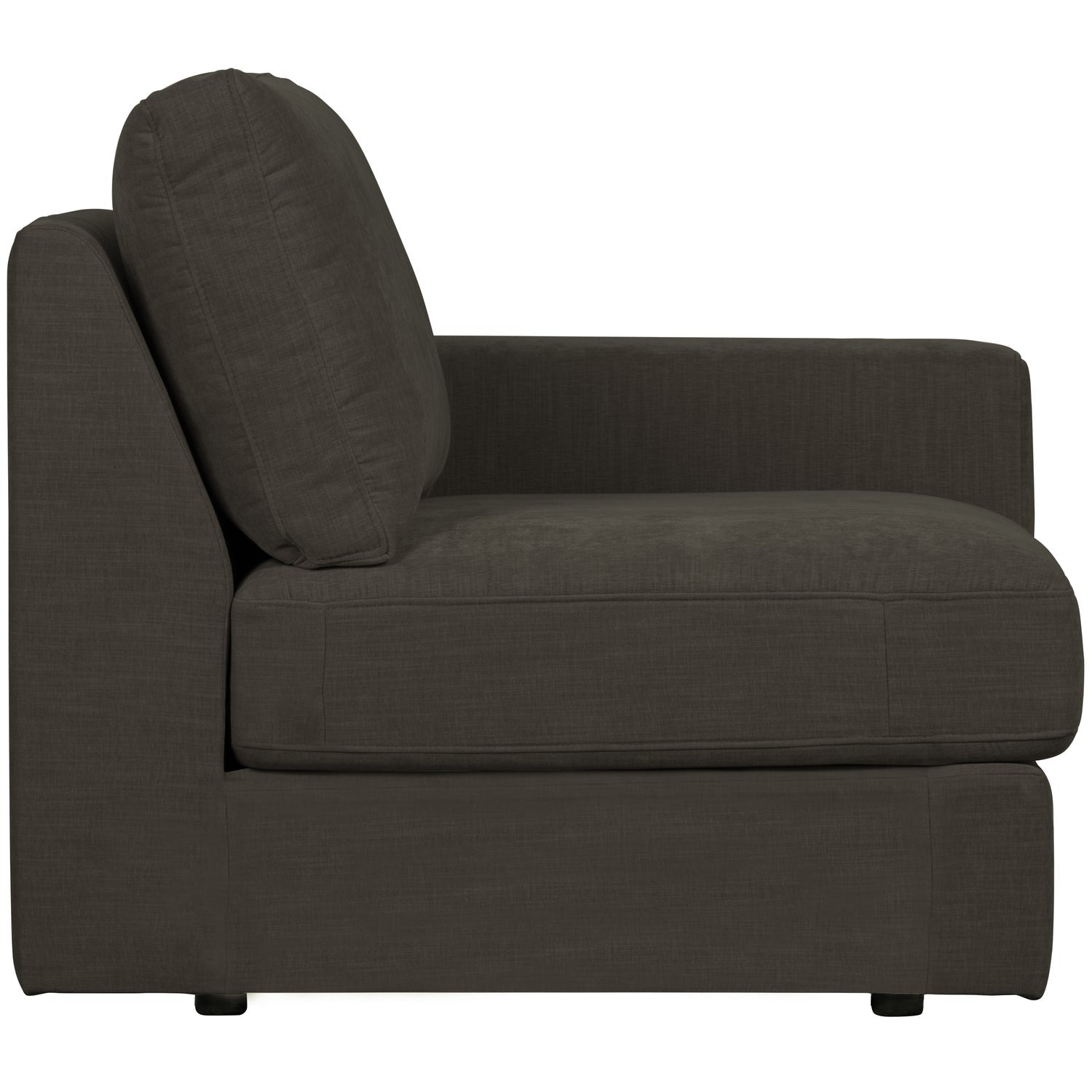 Sofa FAMILY - pravý modul koncový antracitový