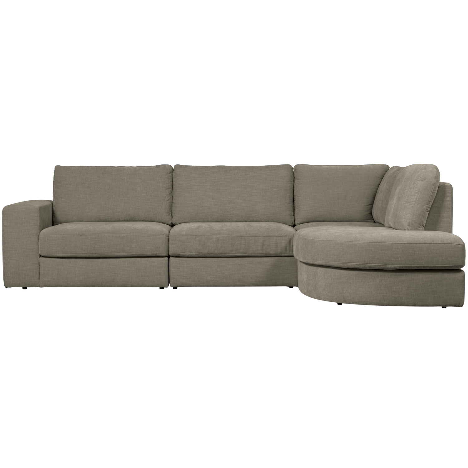 Rohová sedačka FAMILY pravostranná teplá šedá