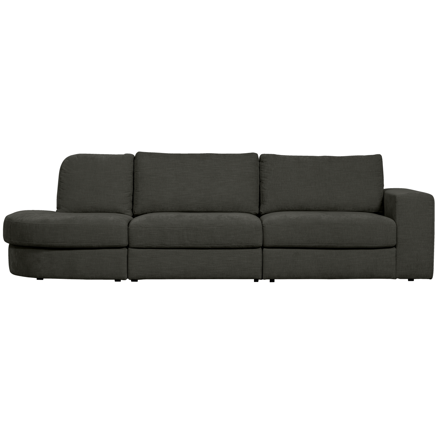 Sofa otvorená ľavostranná FAMILY antracitová