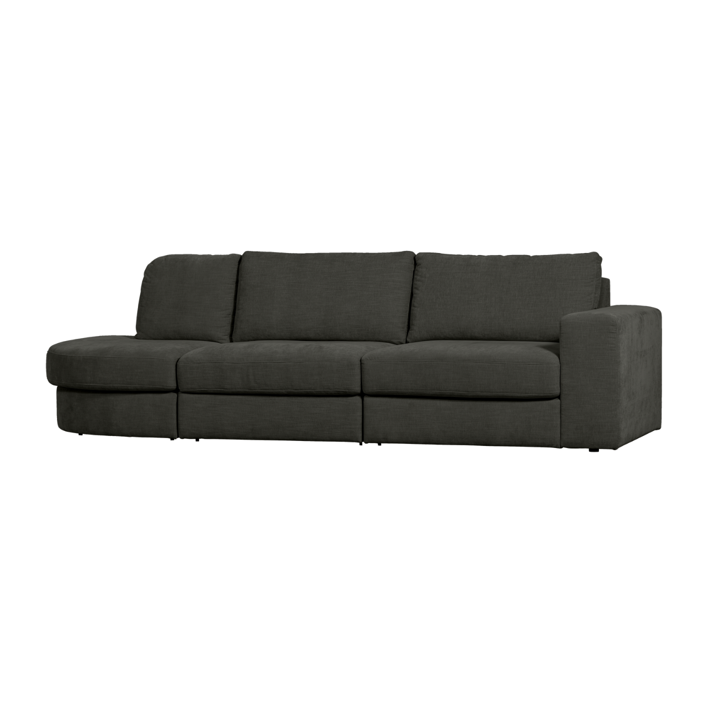 Sofa otvorená ľavostranná FAMILY antracitová