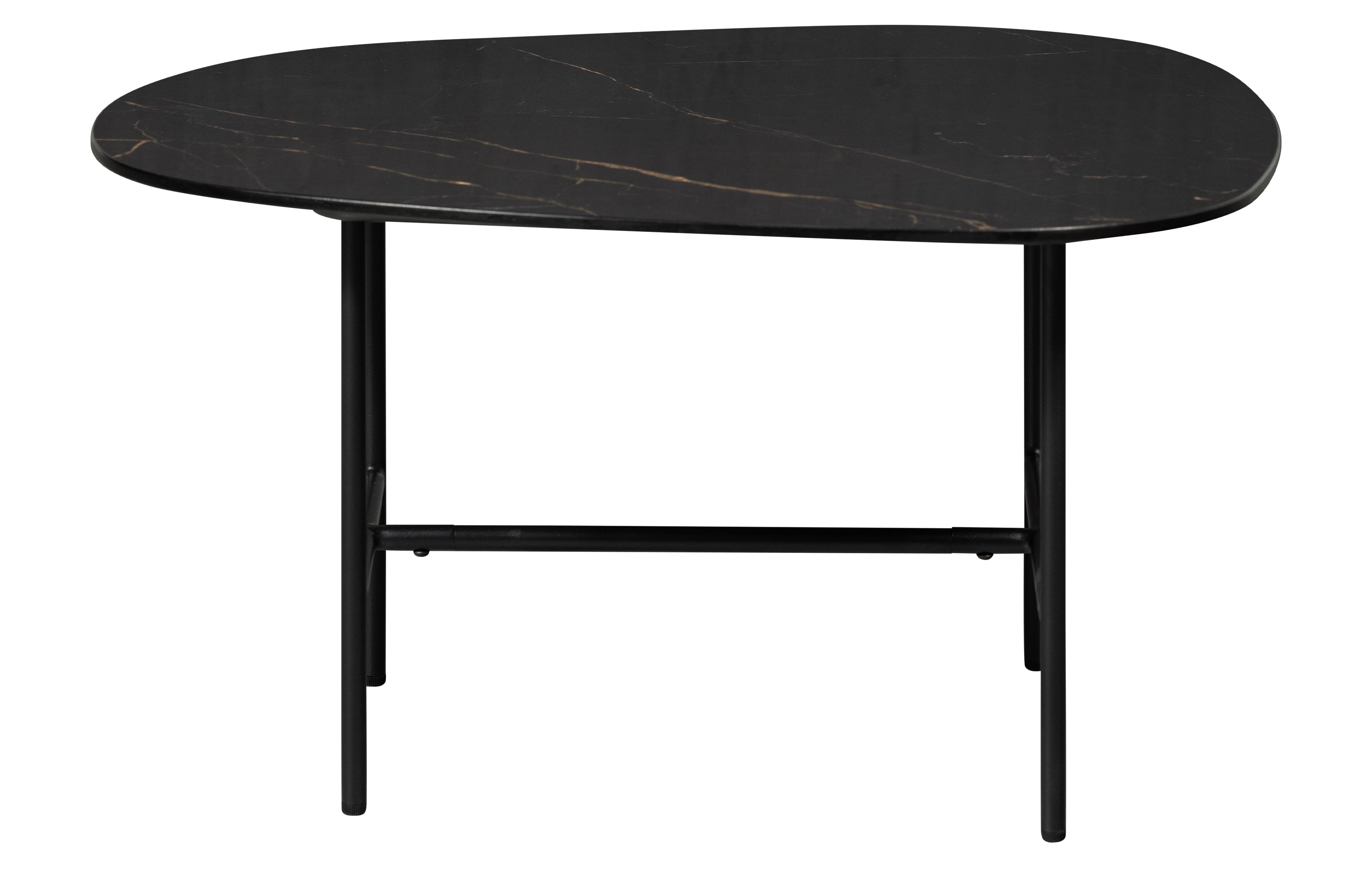 Vajen coffee table black glazed porcelain