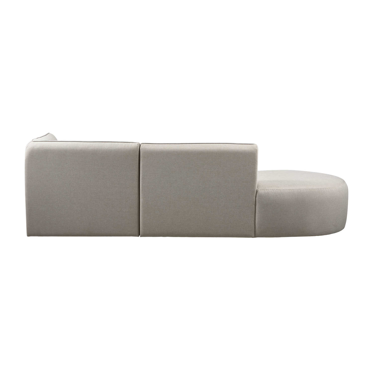 Right-facing garden corner sofa CHIOS sand