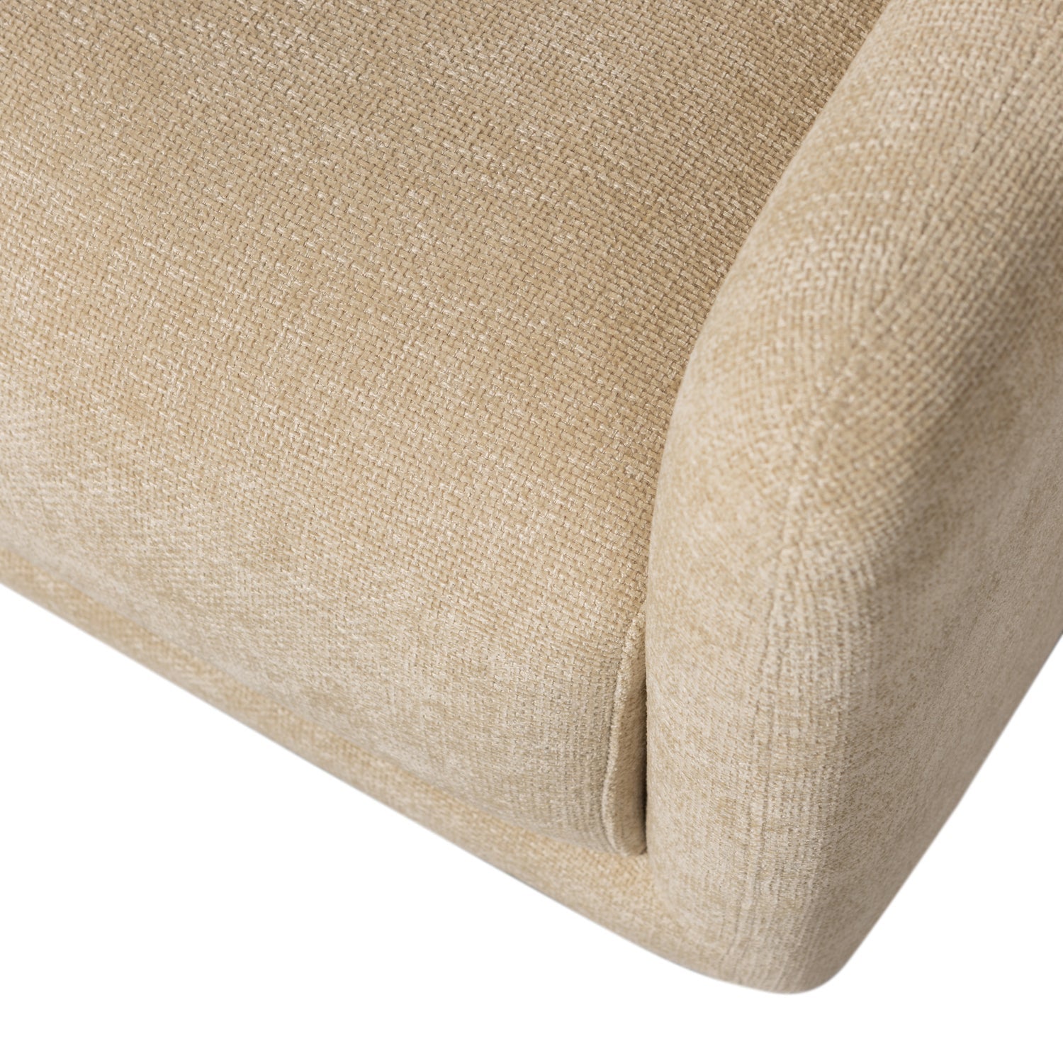 Beige Oscar rotary armchair