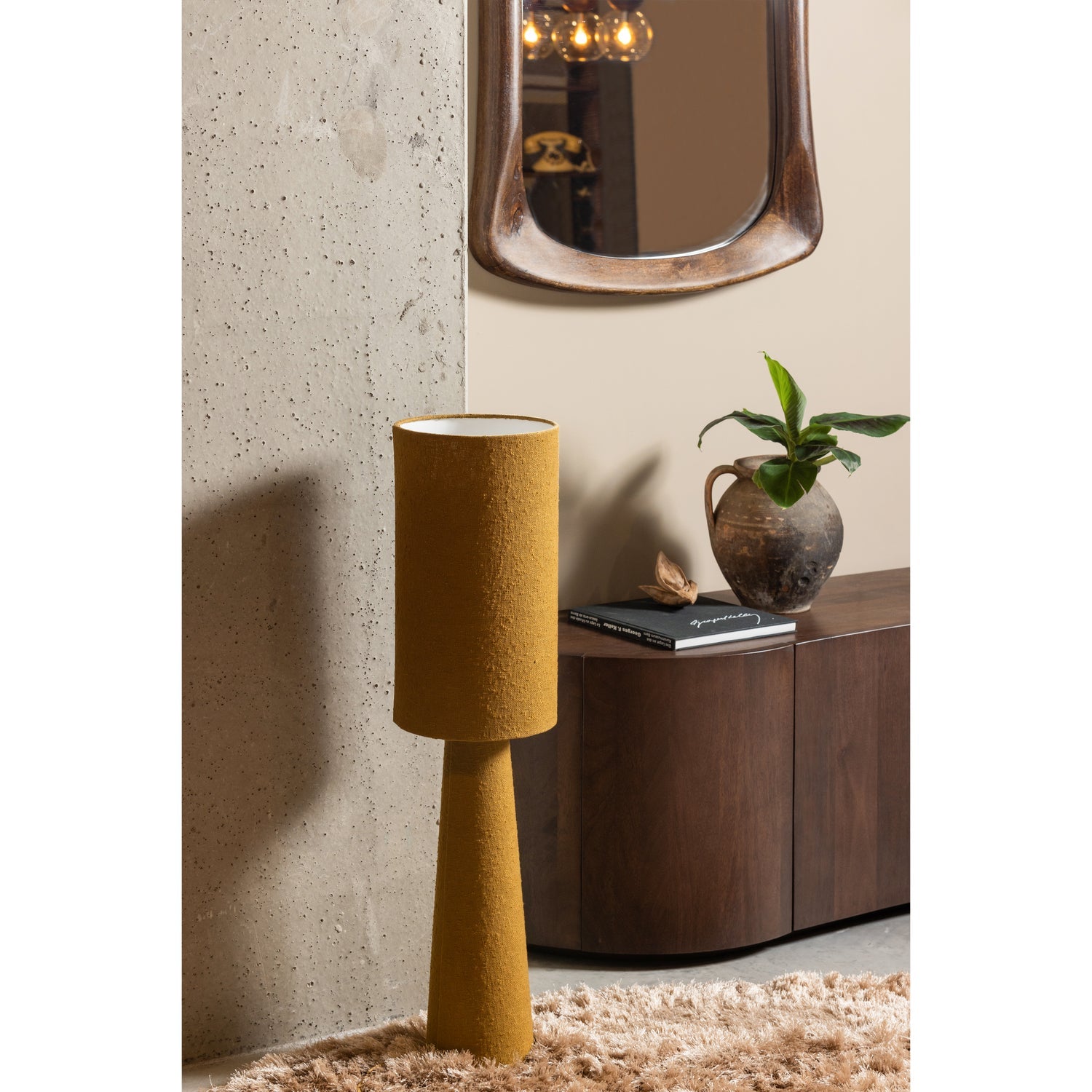 LOFT mustard table lamp