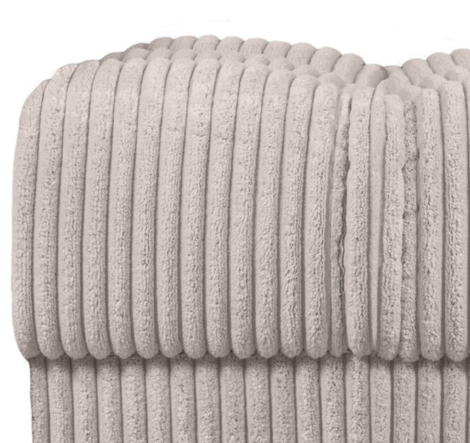 Puf DRUHÉ DÁTUM krémový zamat