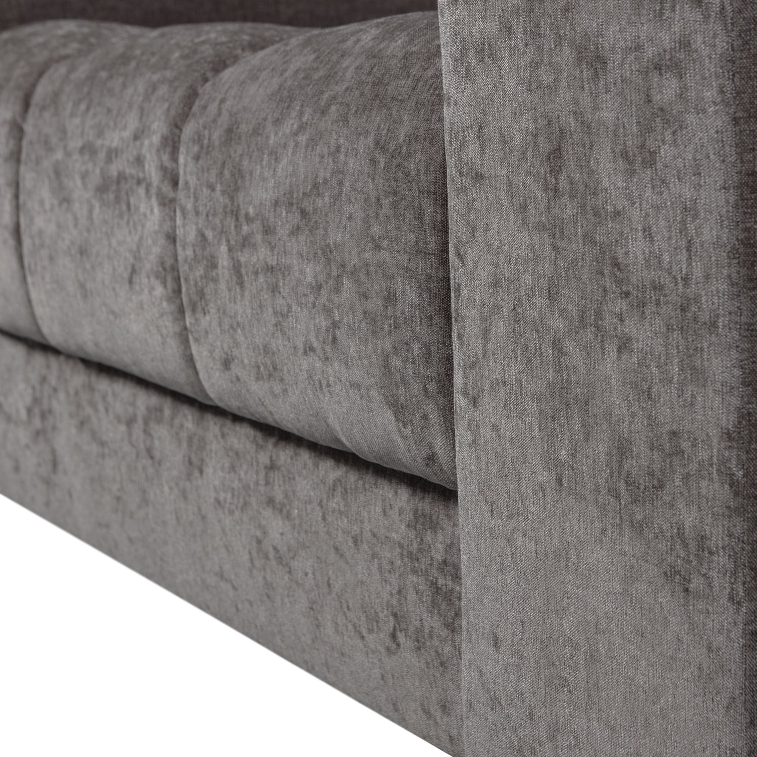 Second date 3-person sofa gray mouse