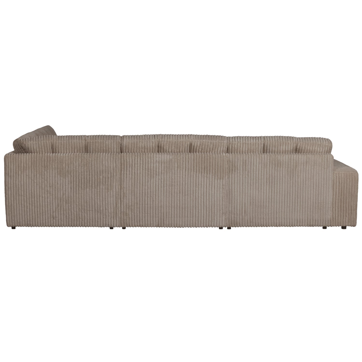 Right-facing corner sofa SECOND DATE brown corduroy