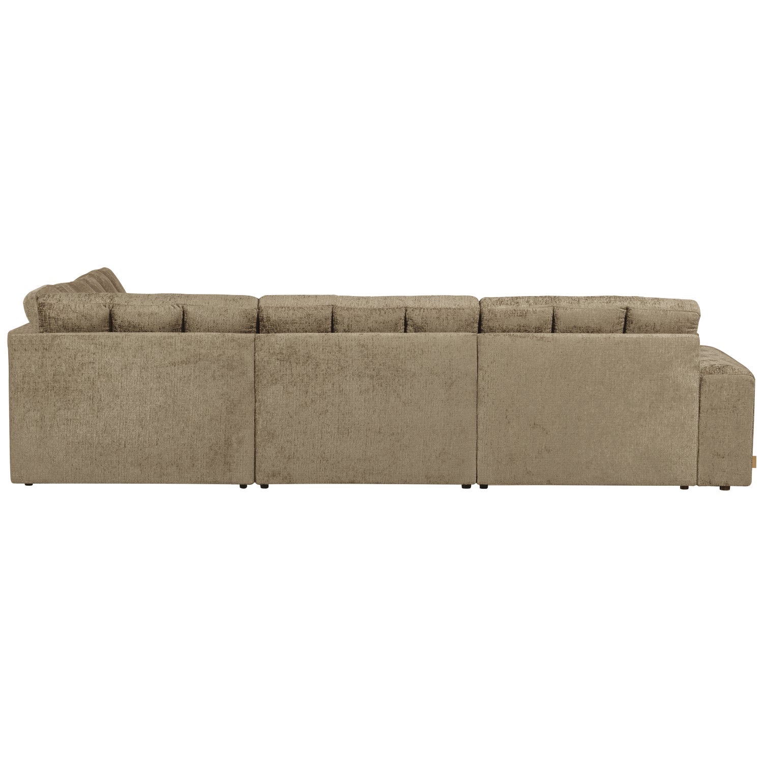 Right-facing corner sofa SECOND DATE - WHEATFIELD velvet